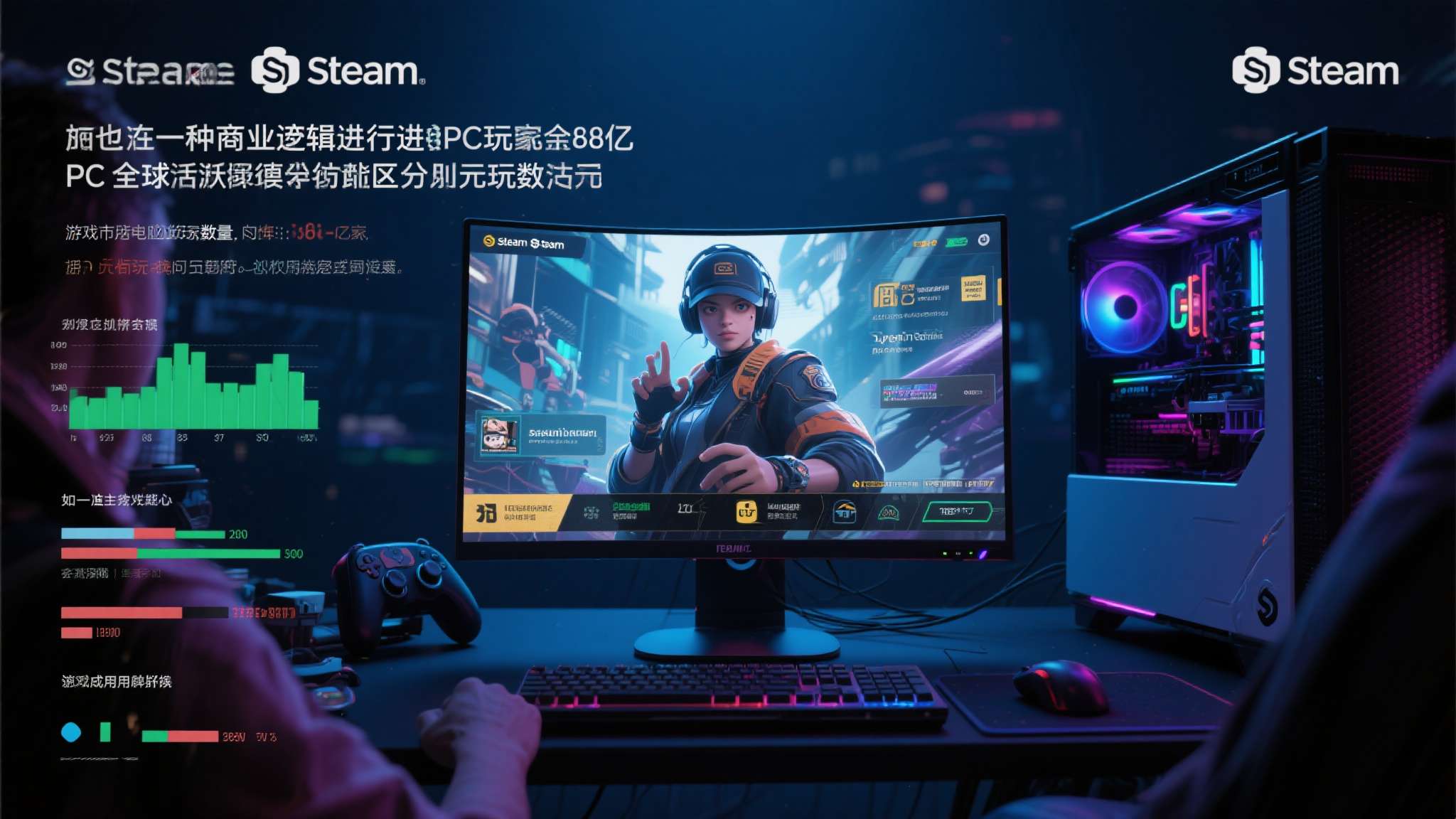 然而，这种商业逻辑并不意味着PC玩家应该被区别对待。 根据Steam平台的数据显