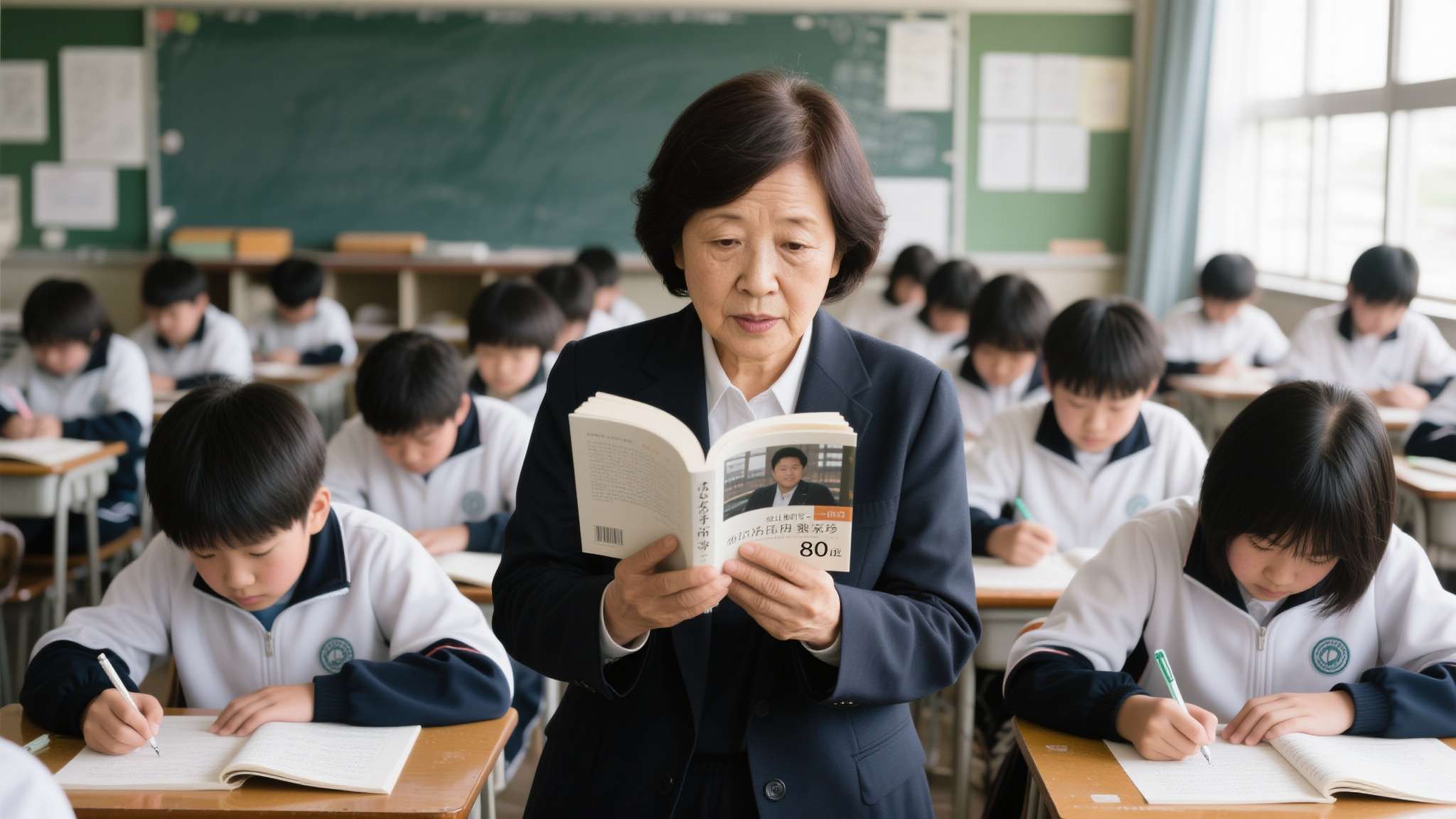 东京一所普通高中的语文教师田中惠子曾公开表示，她所任教的班级中，能够完整读完一本
